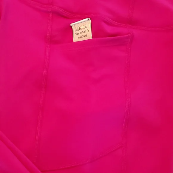 Victoria's Secret Leggings, Size 8, Wicked Rose - Picture 6 of 10